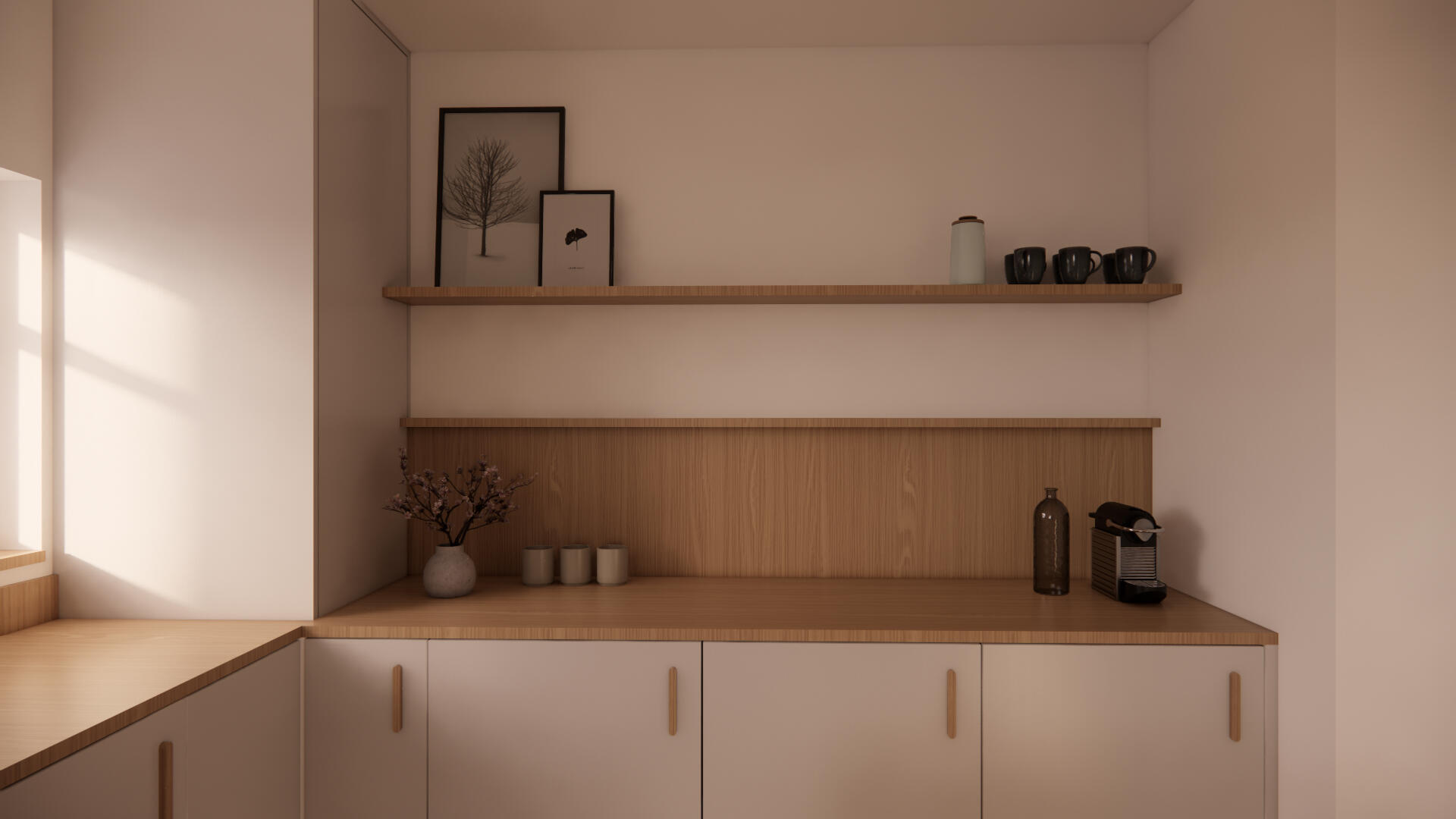 Modern kitchen refurbishment in Oldfield Park, Bath by Andrew Taberner Architects