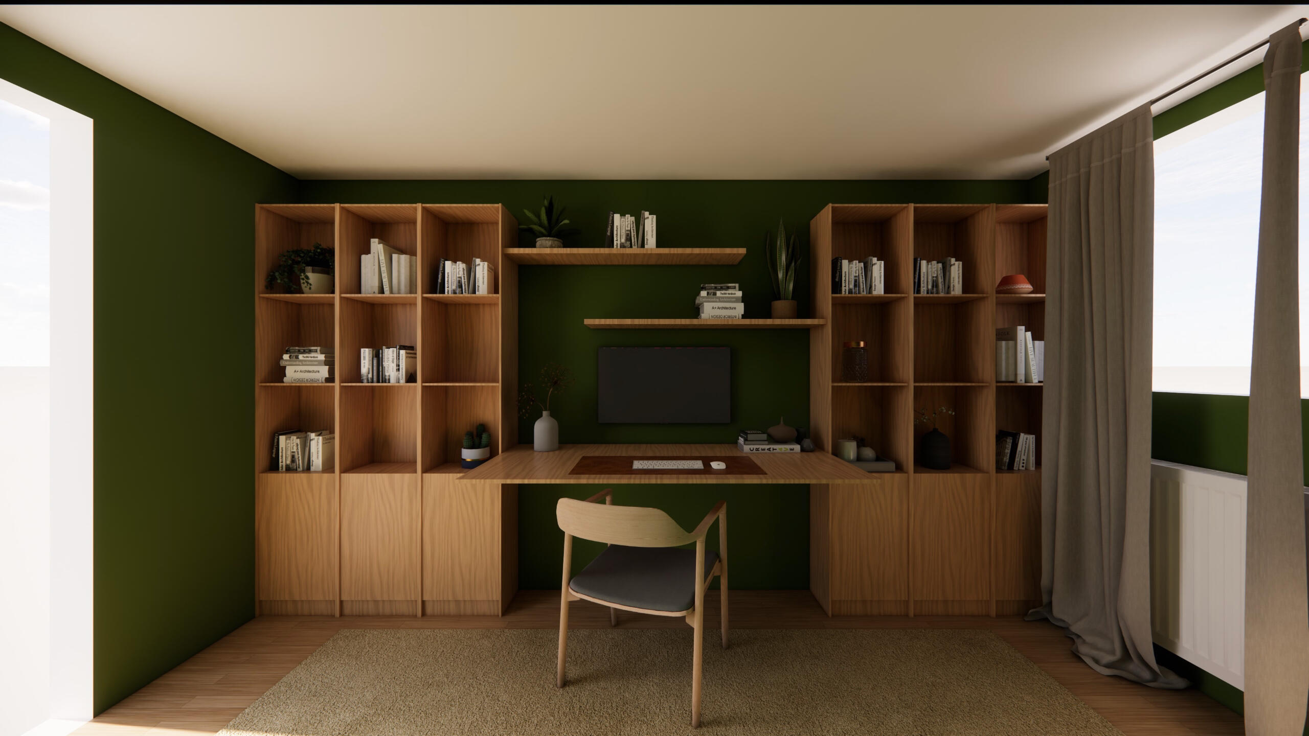 Modern kitchen refurbishment in Oldfield Park, Bath by Andrew Taberner Architects
