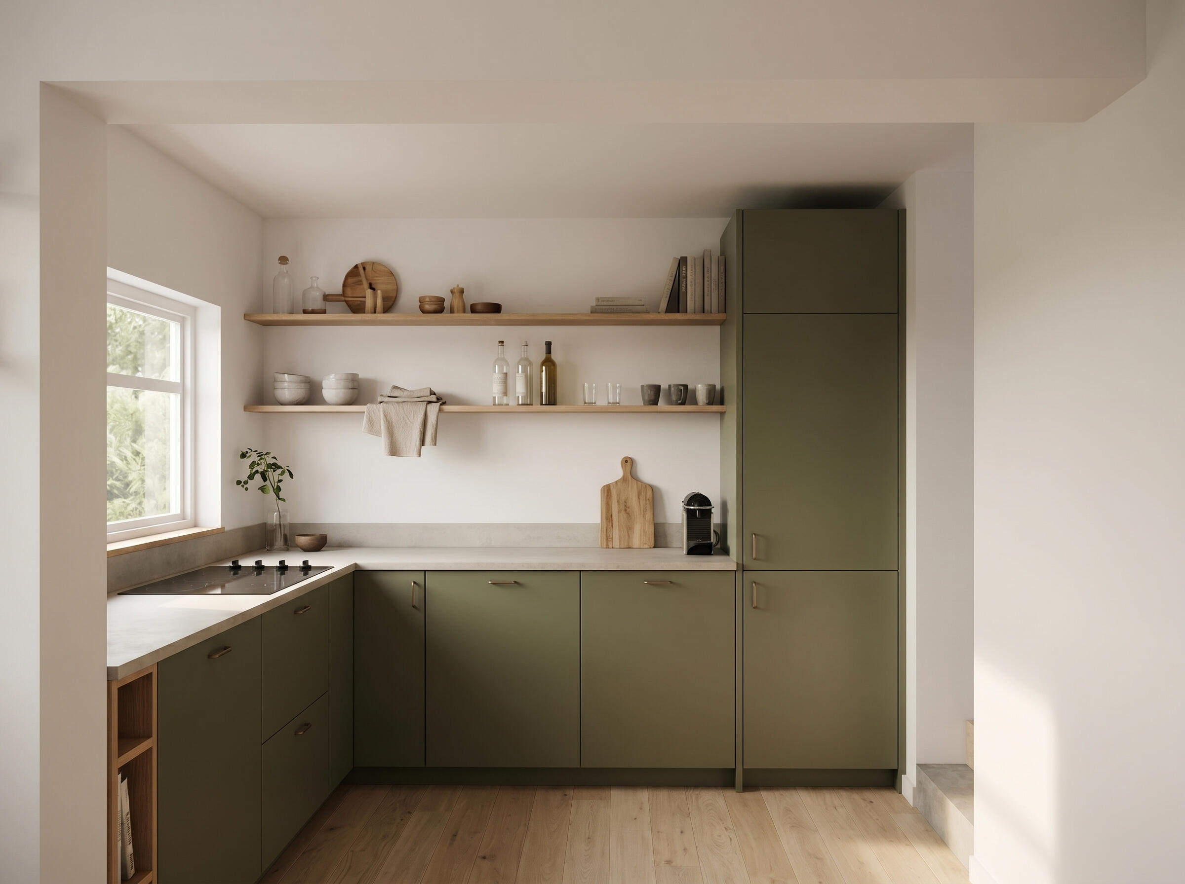 Modern kitchen refurbishment in Oldfield Park, Bath by Andrew Taberner Architects