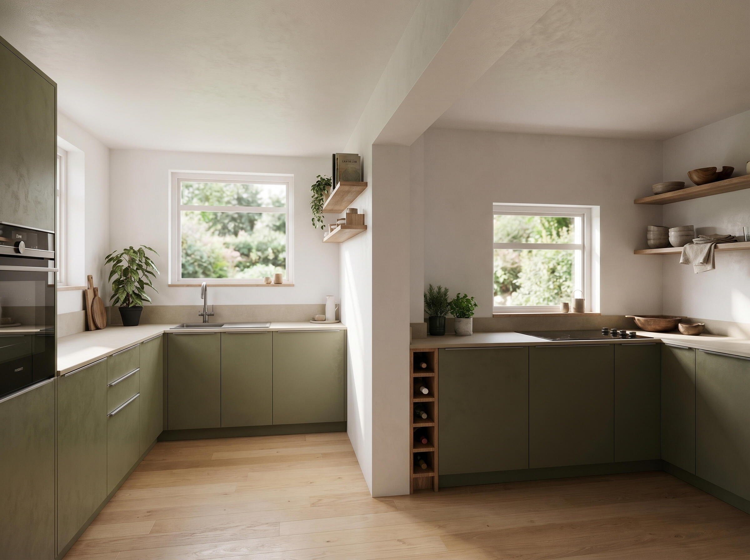 Untitled Modern kitchen refurbishment in Oldfield Park, Bath by Andrew Taberner Architects