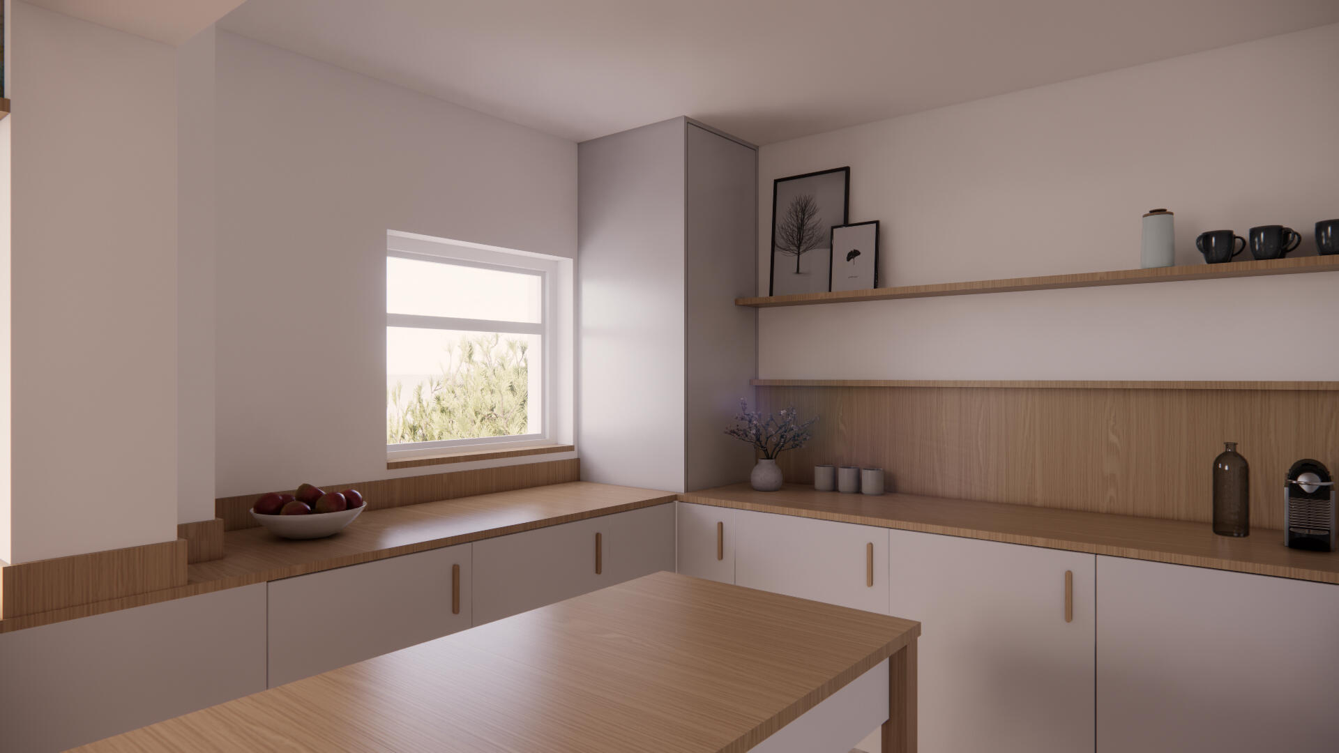 Modern kitchen refurbishment in Oldfield Park, Bath by Andrew Taberner Architects