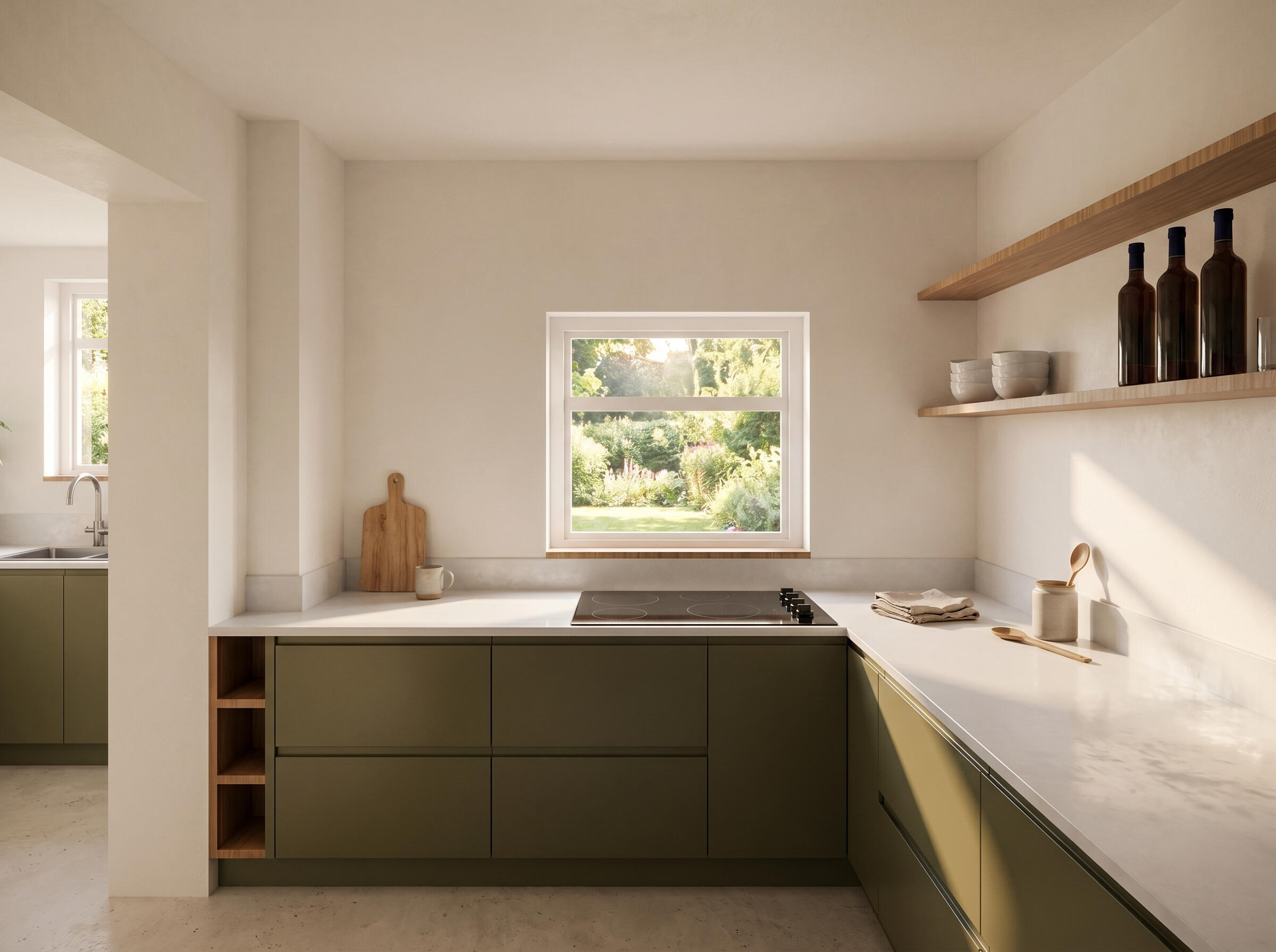 Untitled Modern kitchen refurbishment in Oldfield Park, Bath by Andrew Taberner Architects