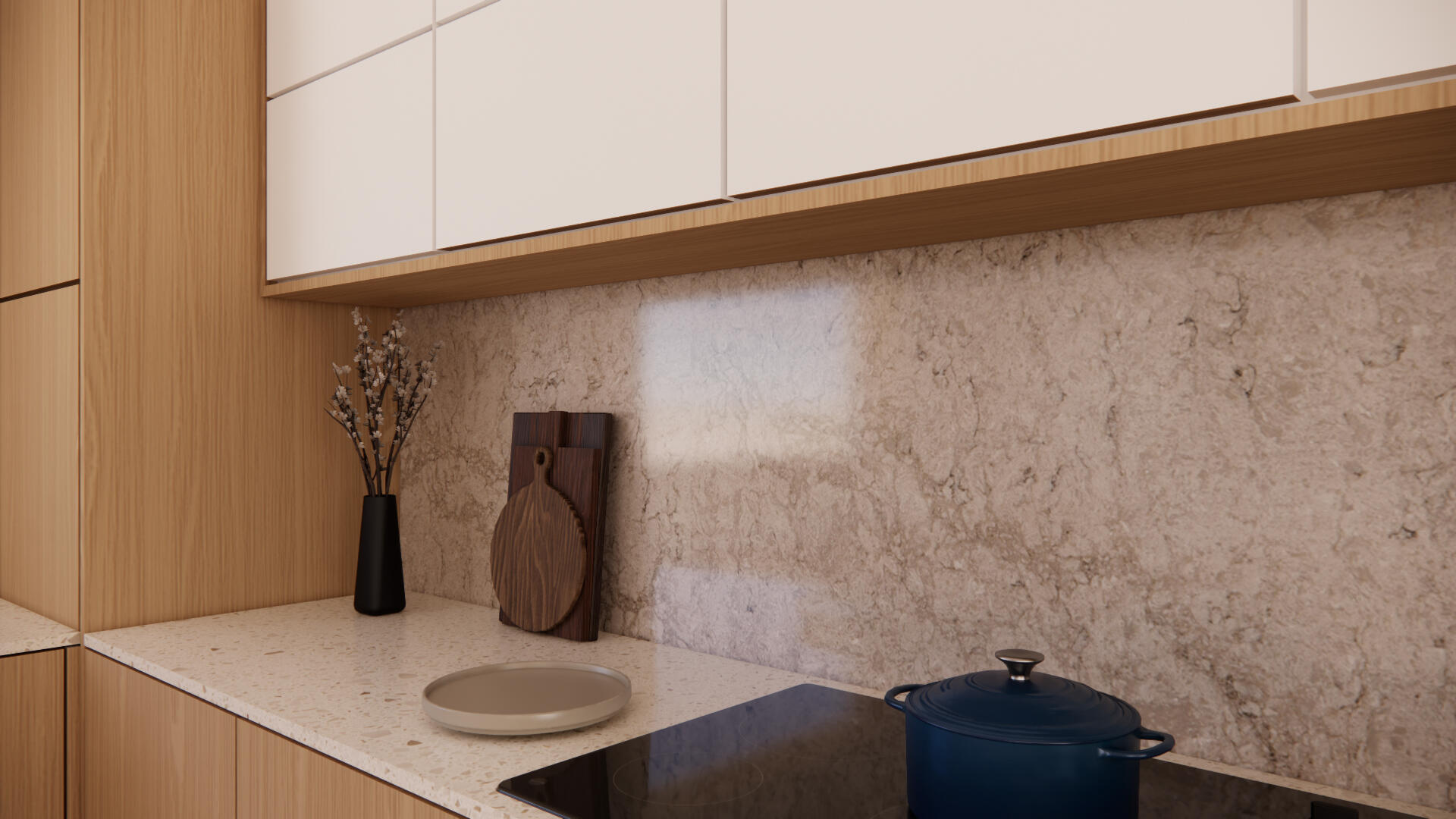 Modern kitchen refurbishment in Dorset by Andrew Taberner Architects